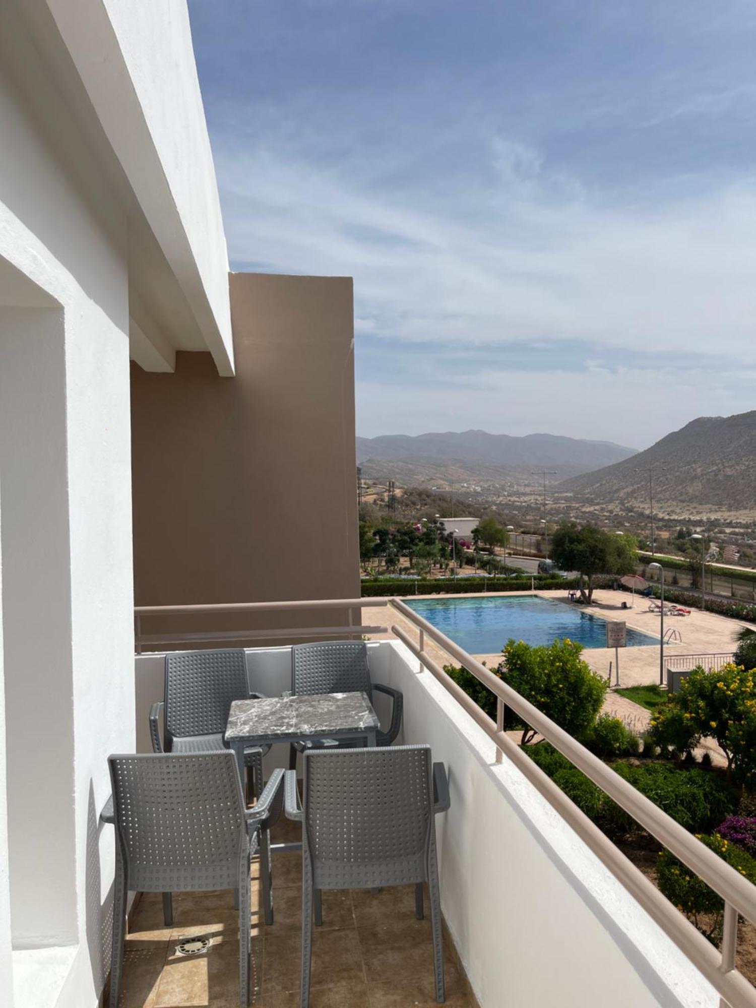 Appartement Vue Sur Piscine Et Montagne Imi Ouadar Taghazout Extérieur photo