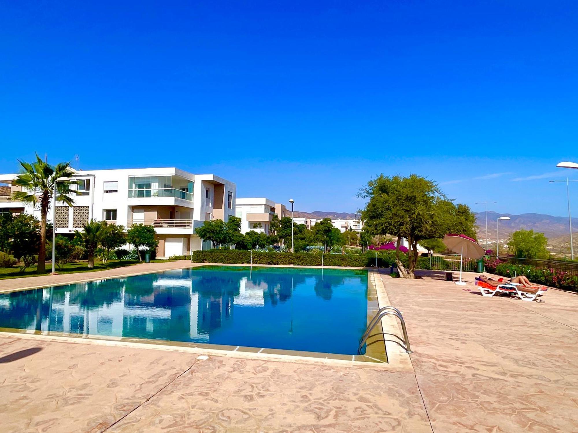 Appartement Vue Sur Piscine Et Montagne Imi Ouadar Taghazout Extérieur photo
