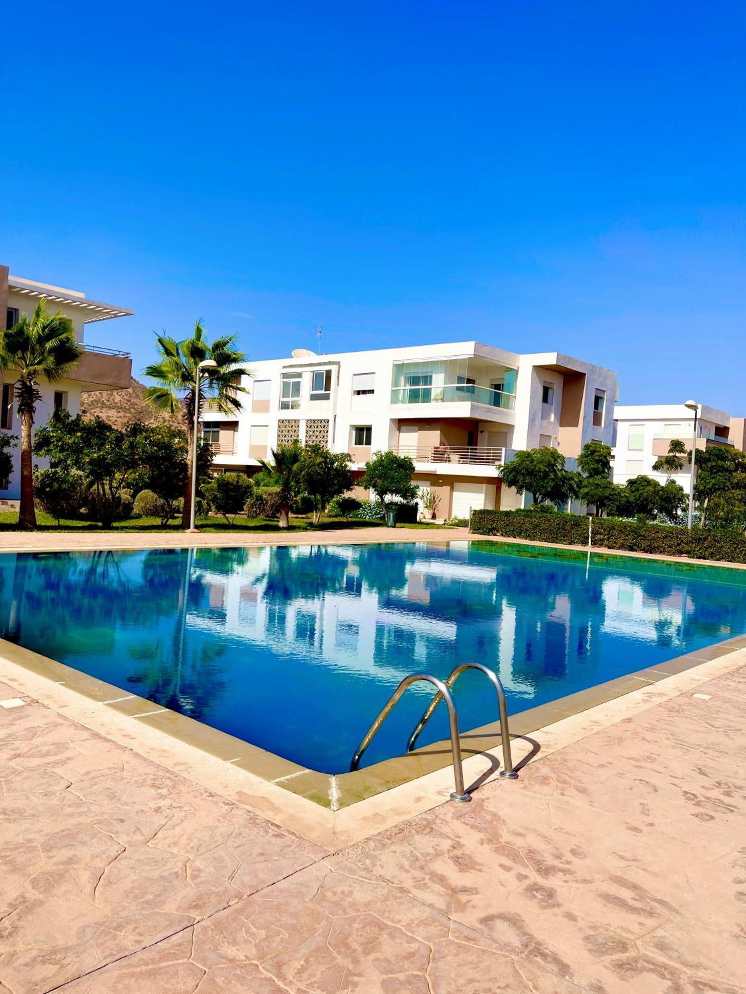 Appartement Vue Sur Piscine Et Montagne Imi Ouadar Taghazout Extérieur photo